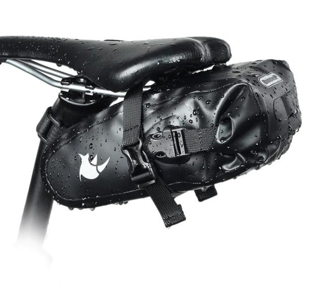 RHINOWALK Waterproof Bike Saddle Seat Bag - 2.5 Liter, Black, high quality Carousel 1