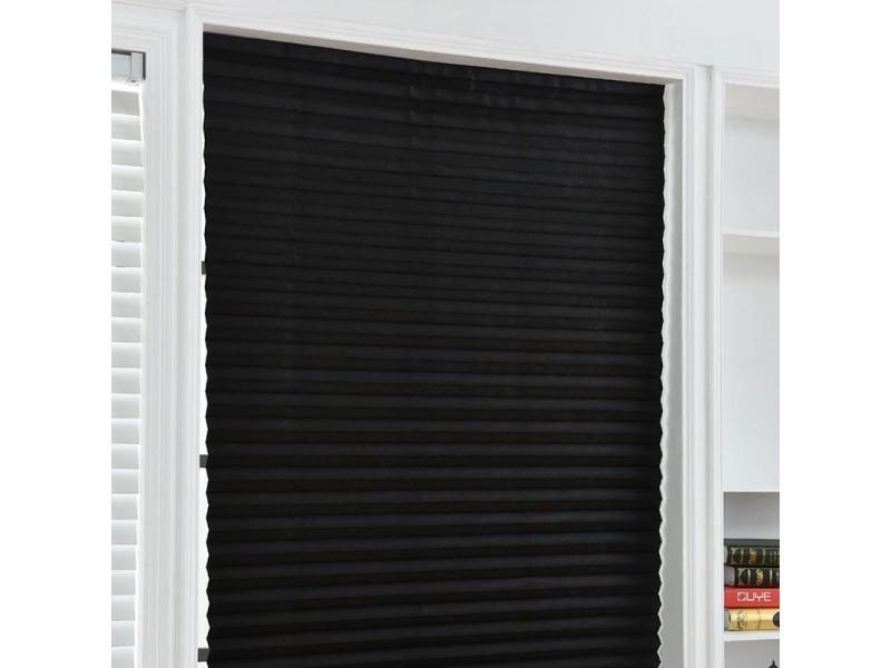 Self-Adhesive Pleated Blinds Folding Non-Woven Curtains For Kitchen Balcony Carousel 1