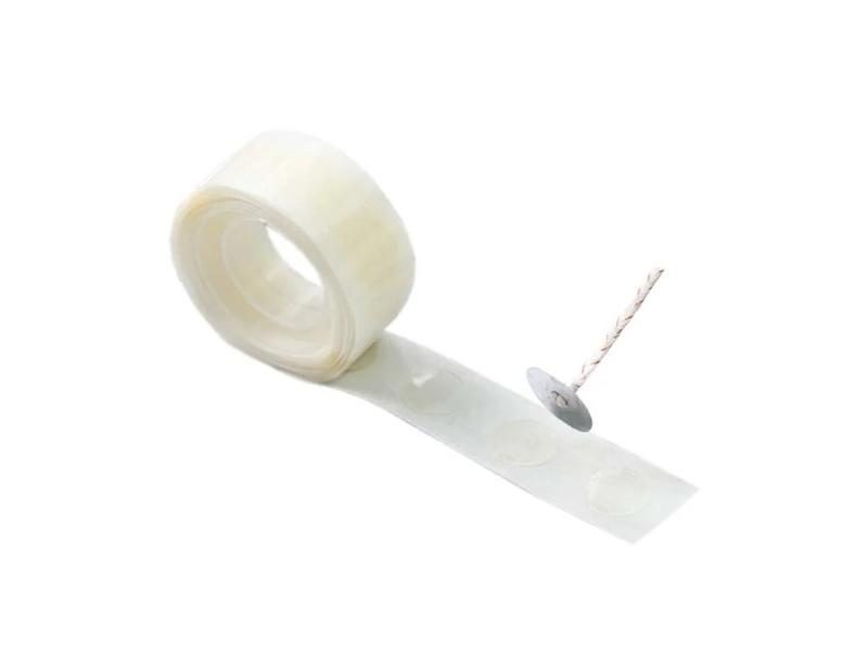 100 Dots No Trace Transparent Plastic Wick Fixed DIY Candles Material Movable Carousel 1