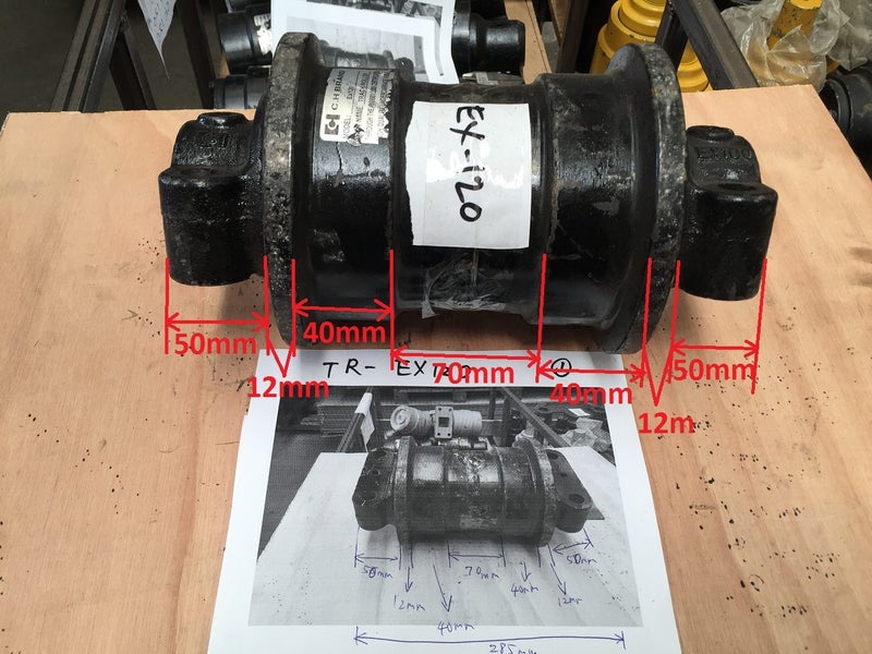 Track Roller for Hitachi EX30 EX40 EX55 EX60-2 EX70 EX120-3/5 EX200-2/3/6 EX400 Carousel 11