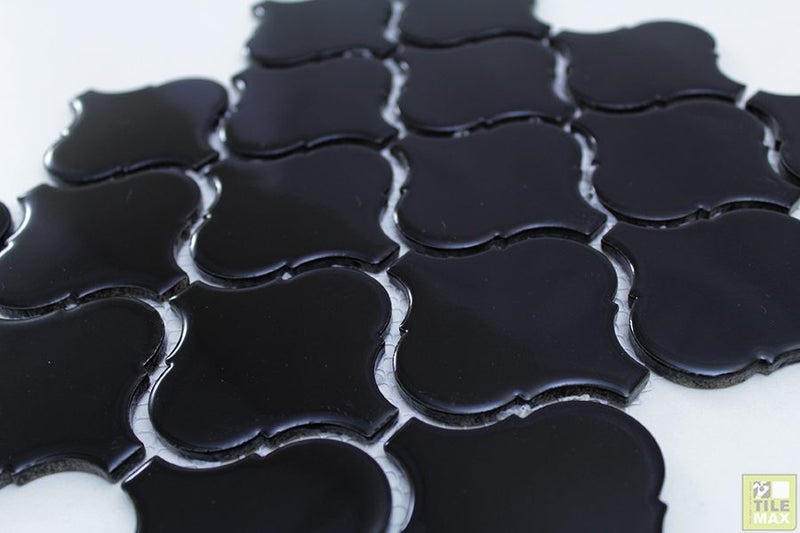 MosaicFX Lantern Black Gloss Mosaic 240x280mm Carousel 2