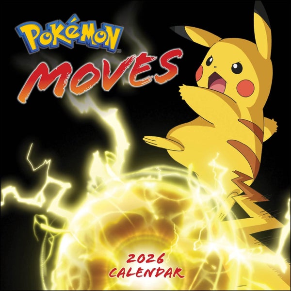 Pokmon Moves 2026 Wall Calendar by Pokémon - Carousel 1