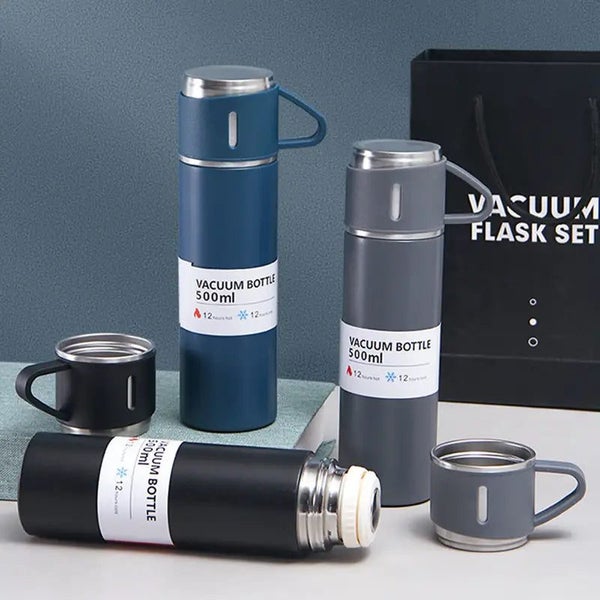 Thermos Vacuum Flask- Hot or Cold Carousel 1