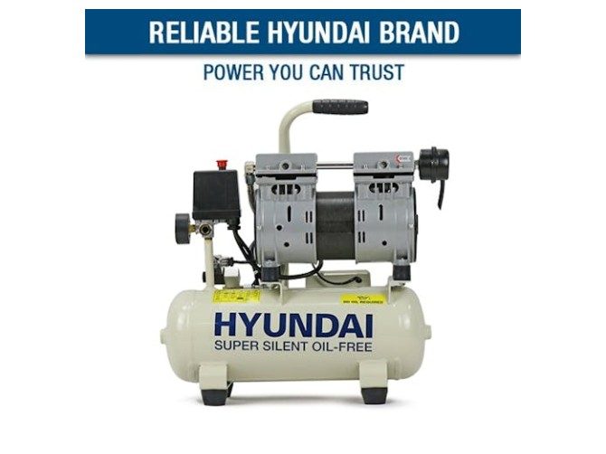 Hyundai Air Compressor Oil Free Low Noise 0.75HP … Carousel 10