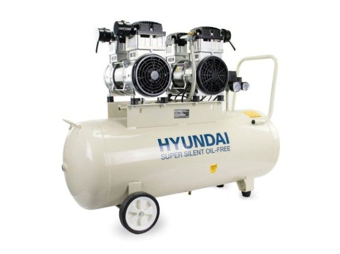 Hyundai Air Compressor Oil Free Low Noise Brushle… Carousel 1