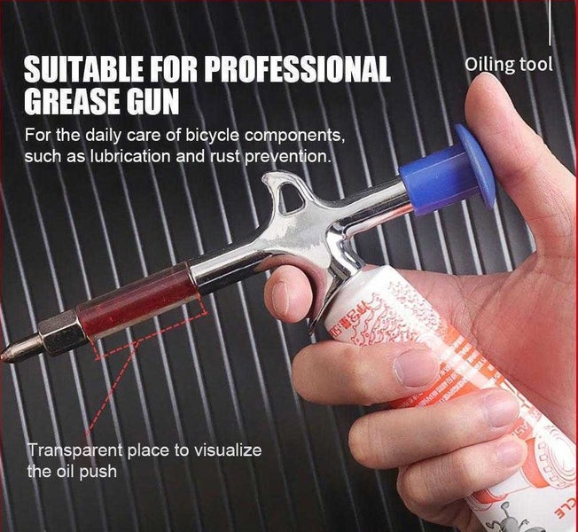 Bike Grease Gun Bicycle Lubricant Grease Gun - Aluminum Carousel 1