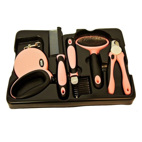 Clearance!!! Professional Dog Grooming Kit (5pcs), Pink Carousel 1