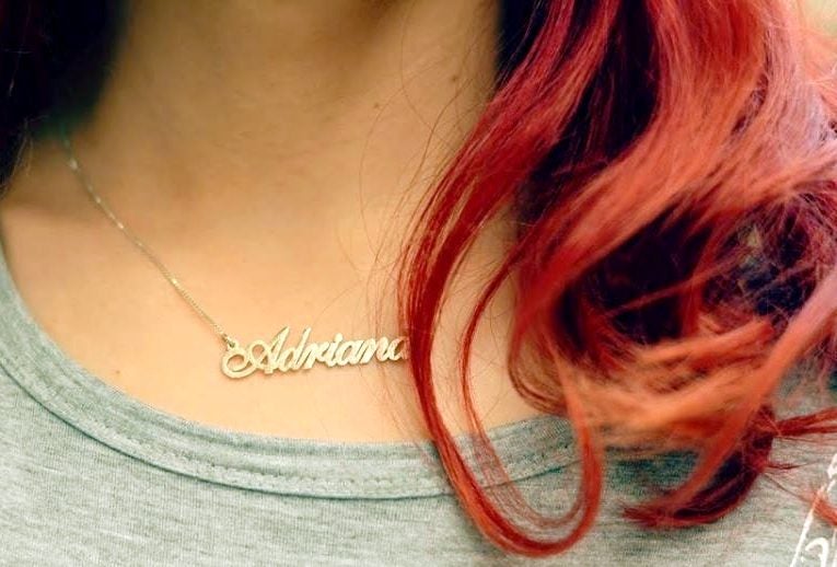 Sterling Silver Allegro Any Name Necklace62932725302786112