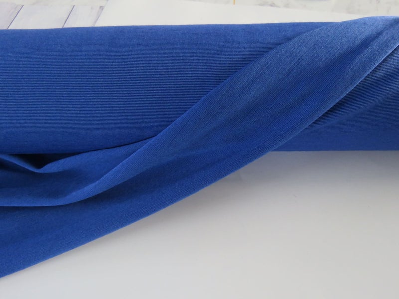 3m Resolution Blue 46% merino 54% polyester 135g jersey knit fabric Carousel 1
