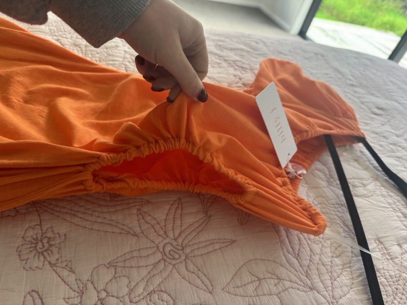 Billy J orange dress brand new with tags62932725416322111