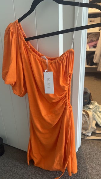 Billy J orange dress brand new with tags629327254163221121