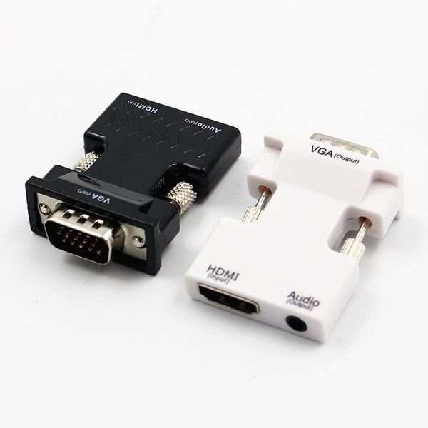 HDMI Female To VGA Male Converter With Audio Adapter Carousel 1