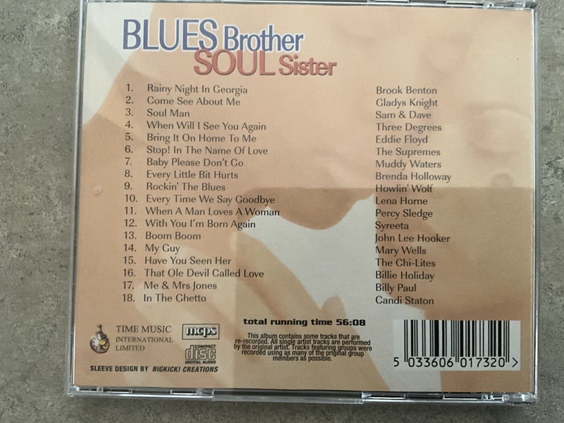 BLUES BROTHER SOUL SISTER CD Carousel 2