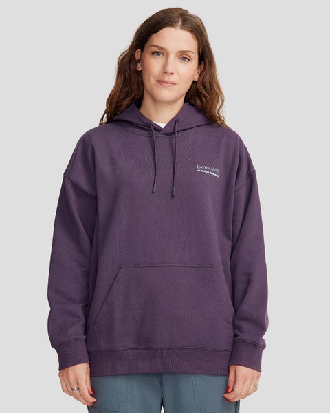 Kathmandu Heritage Logo Women's Slouchy Brushed Hoodie Carousel 1