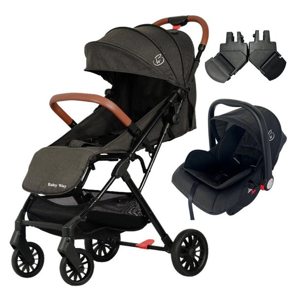 The Glide - Compact Travel Stroller and Capsule Car Seat Combo with Pull Handle Carousel 1