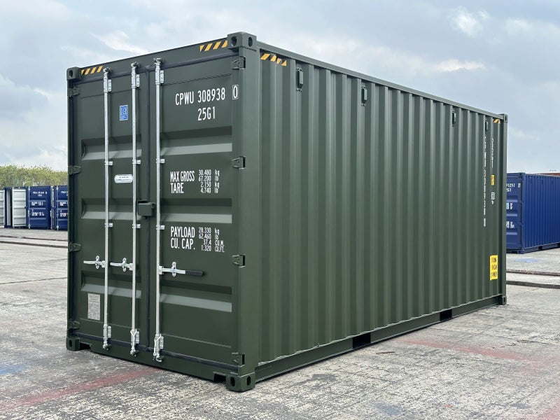 20FT High Cube New Build Shipping Container - Green629337294464021113