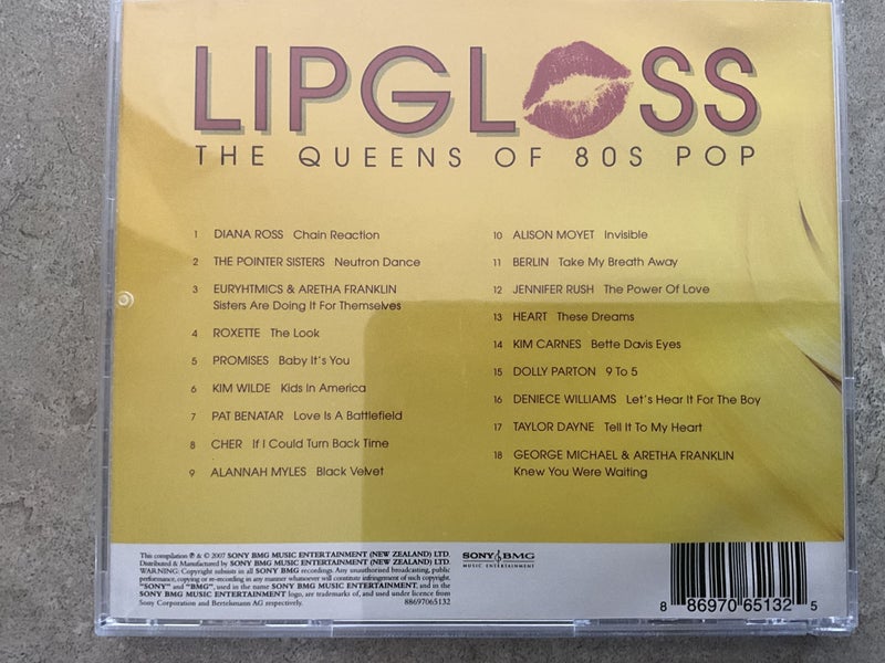 LIPGLOSS THE QUEENS OF 80S POP cd Carousel 2
