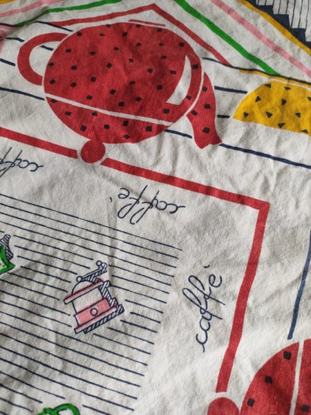 Vintage retro printed cotton tablecloths Carousel 7
