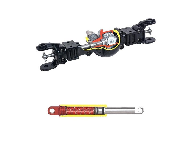 1/10 RC Pickup Model 4x4 Rally Car Racing Crawler Radio ESC Motor Hobby Grade Carousel 7
