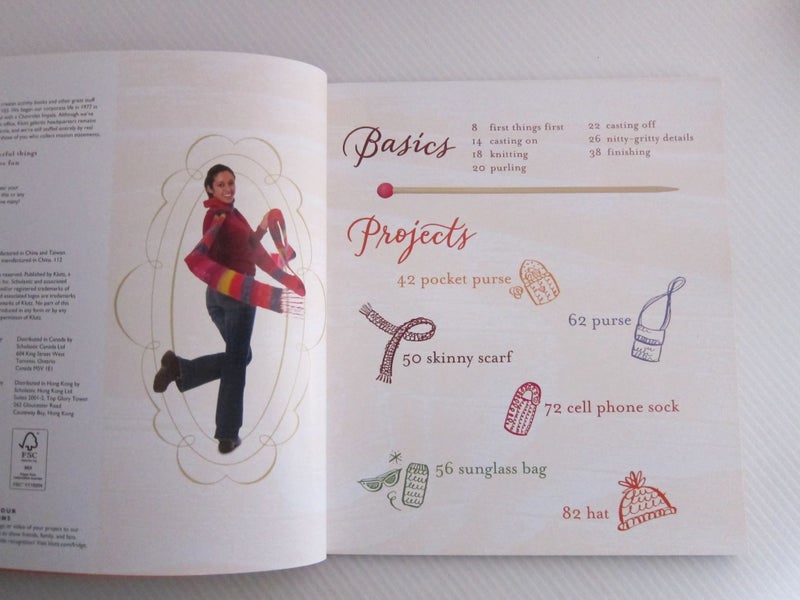 **KNITTING : LEARN TO KNIT 6 GREAT PROJECTS - ANNE AKERS (KLUTZ) Carousel 2