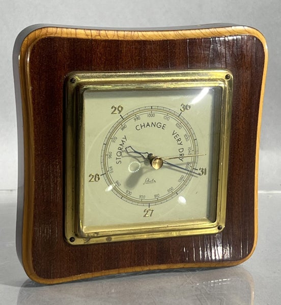Mid-Century 'Scholz' Barometer in Mahogany Frame Carousel 1