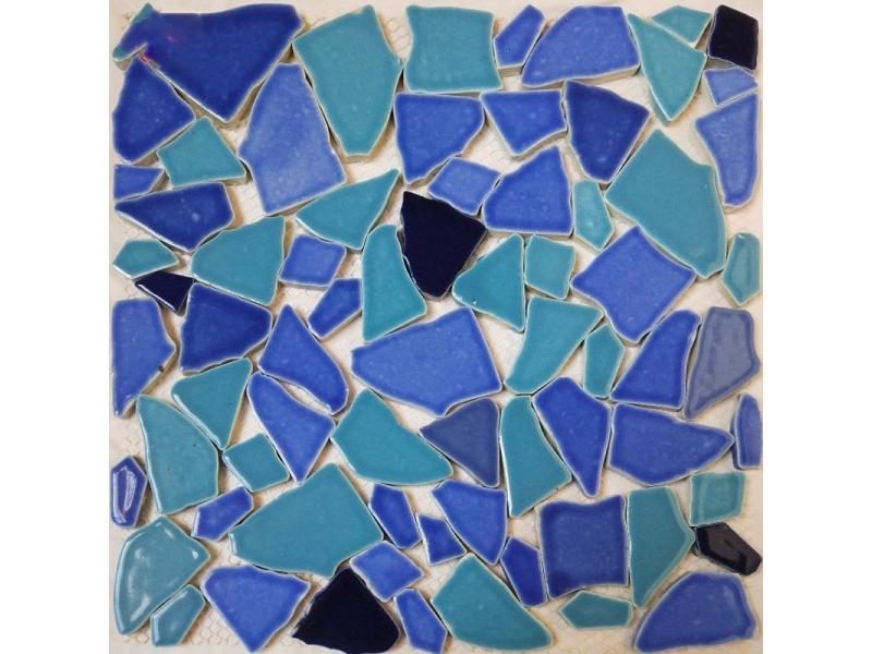 100g Ceramic Mosaic Tiles Vintage Irregular Stones For DIY Home Wall Decoration Carousel 1