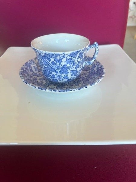 Burleigh Calico China Cup & Saucer62974815702529114