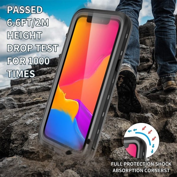 iPhone 13 Pro Max RedPepper Shockproof Waterproof IP68 Lifeproof Case (BLACK) Carousel 2