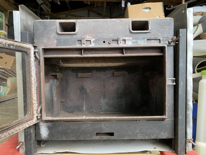 Woodburner Jayline Classic Clean Air Insert with Fisher Surround62977650872323111
