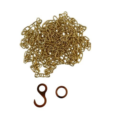 One Pair of Brass-Plated Chains for 8-Day Regula Cuckoo Clock Movements Carousel 2