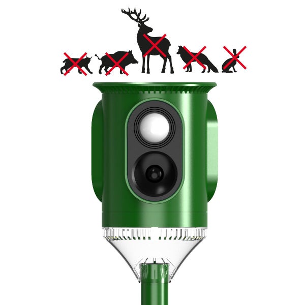 Solar Bird Animal Repellent Ultrasonic Pest Rat Repeller Carousel 2