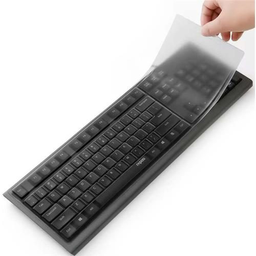 Keyboard Cover Skin - Clear for PC 104/107 Keys Standard Keyboard - Anti Dust Carousel 1