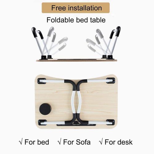 Laptop Desk Bed Tray Desk Table w Drawer Carousel 10