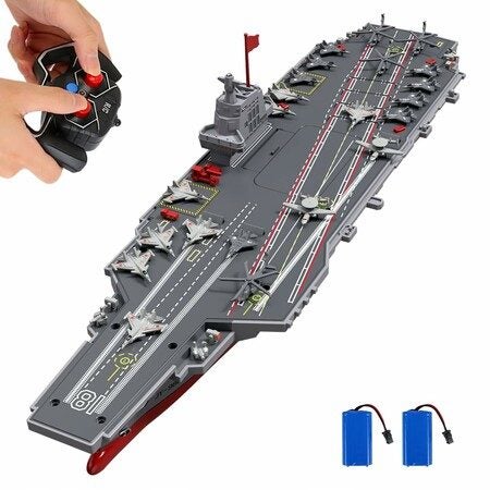 RC Boats for Kids Age3+16-inch Warship Battleship Aircraft Carrier Carousel 1