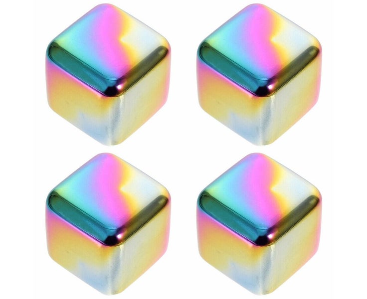 4pcs Stainless Steel Ice Cubes Reusable Ice Cubes Whiskey Stones Ice Cube64190256487169114