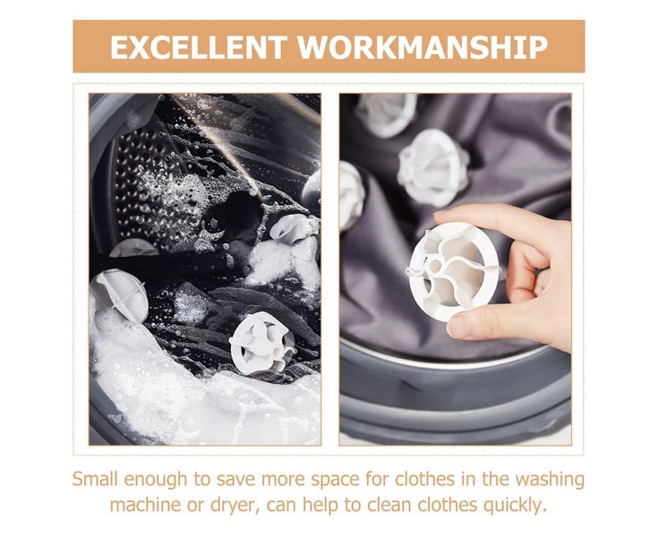 4pcs Laundry Ball Washing Machine Clothes Cleaning Ball Anti Winding Balls Carousel 10