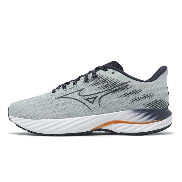 Mizuno Wave Inspire 21 Super Wide Grey Navy Men Road Running Shoes J1GC2545-53 Carousel 1