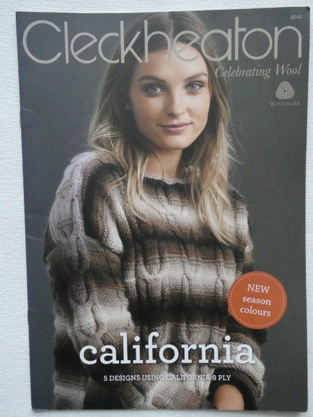 Cleckheaton Cowl, Beanie, Sweater, Poncho & Cardigan 8ply Knitting Booklet Carousel 1