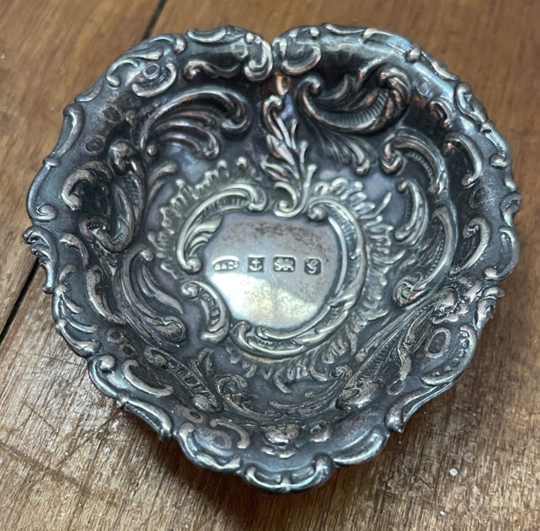 Trio of sterling silver dishes Carousel 2
