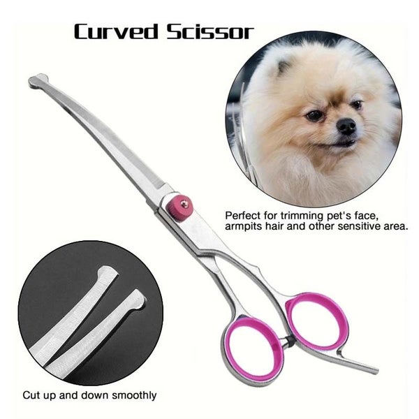 50PCS Pet Grooming Scissors Set with Comb – 5-in-1 for Dogs & Cats Carousel 2
