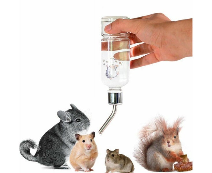 3PCS 350ml Pet Water Drinking Feeder Cage Hanging Bottle For Rabbit Hamster Carousel 8