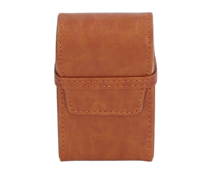 PU Leather Cigarette Box 20 Capacity Pressure Resistant Portable Cigarette Ca