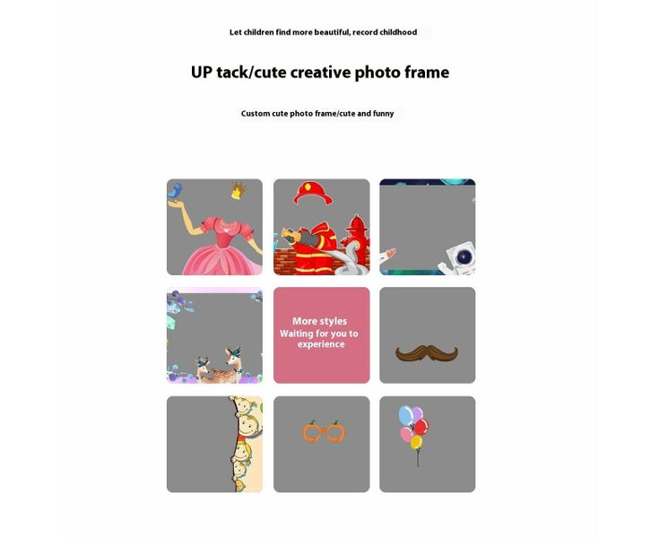 1080P khaki Mini Kids Digital Camera Dual Lens 2 Inch IPS Screen Cute Photo F Carousel 3