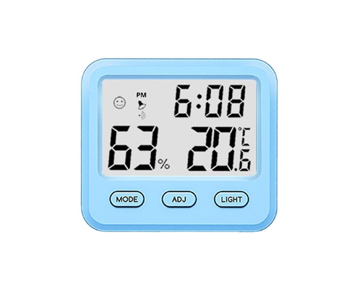 Hygrometer indicator room thermometer with built-in clock and time display fo Carousel 1