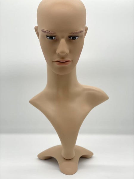 Adjustable Male Mannequin Head (TALL) Carousel 1