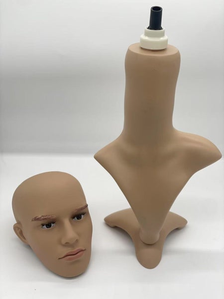 Adjustable Male Mannequin Head (TALL) Carousel 2