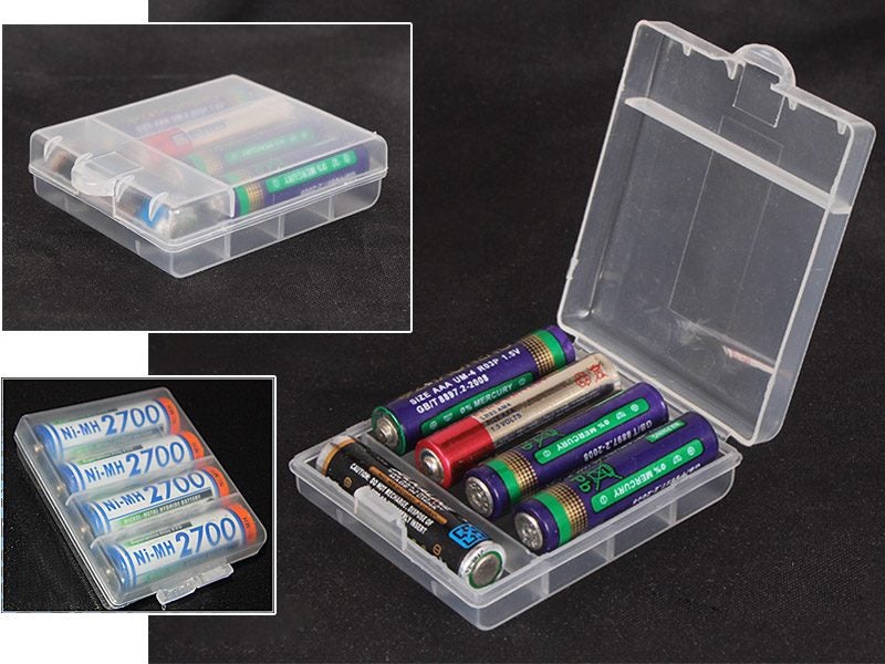 AA/AAA battery Storage Case Carousel 6