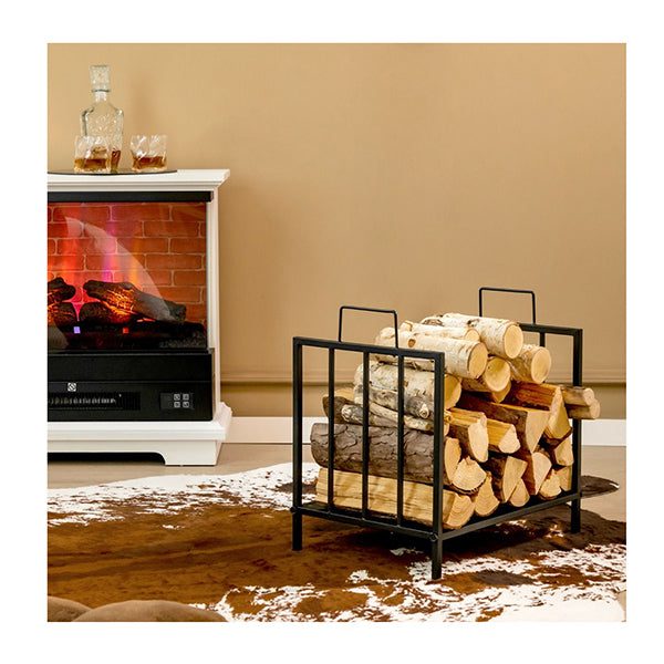 Firewood Log Rack With Convenient Handle For Fireplace Stove Fire Pit Carousel 3