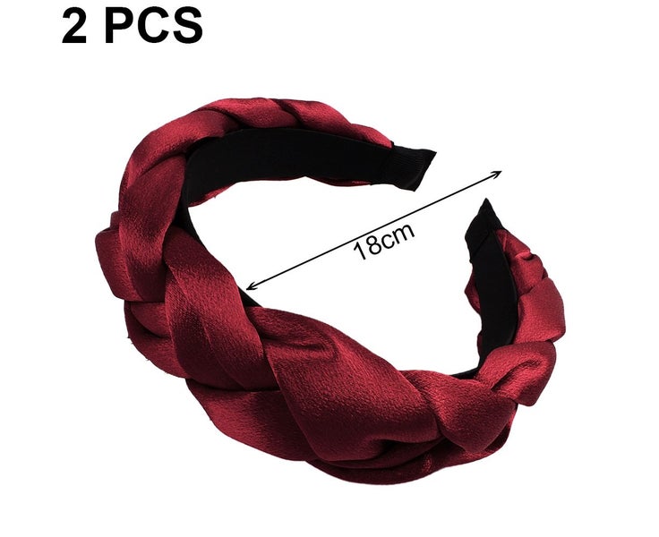 Headbands for Women Velvet Braided Headbands Fashion Hairband Criss Cross Hai Carousel 2