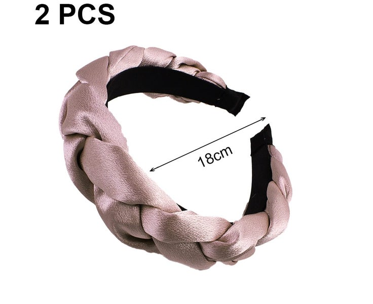 Headbands for Women Velvet Braided Headbands Fashion Hairband Criss Cross Hai Carousel 2
